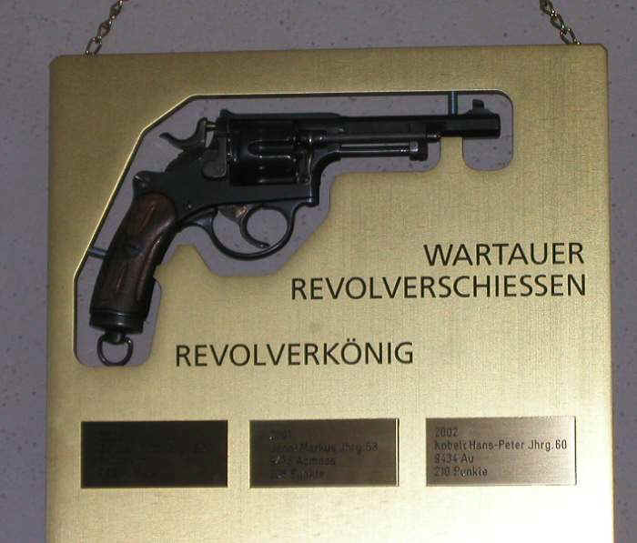 Ehrentafel Wartauer Revolverschiessen 